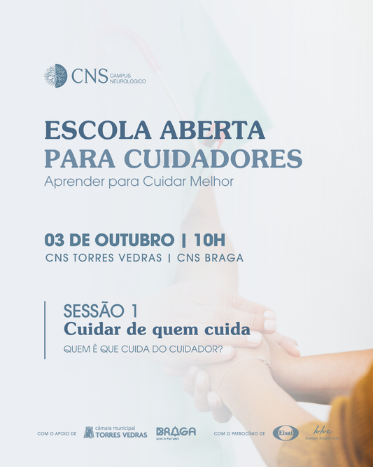 Escola Aberta para Cuidadores | Cuidar de quem Cuida | 3 outubro 2026