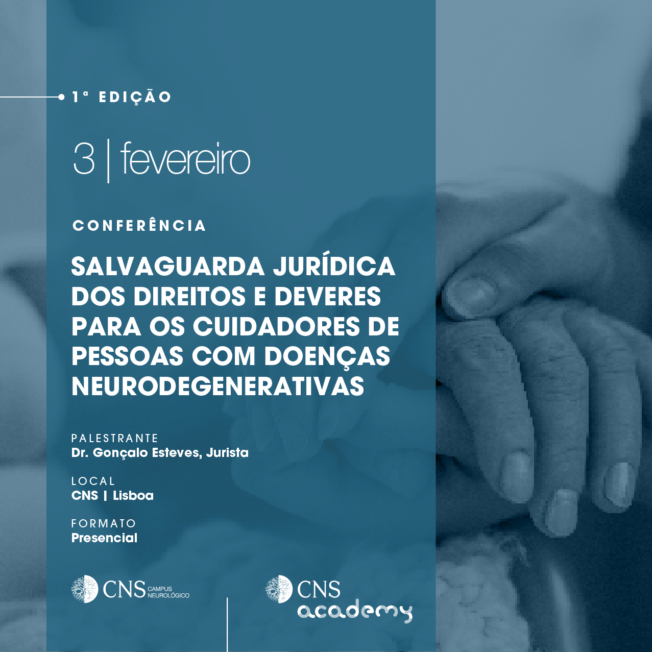 1 Edição | Conferência | Salvaguarda Jurídica Dos Direitos E Deveres Para Os Cuidadores De Pessoas Com Doenças Neurodegenerativas